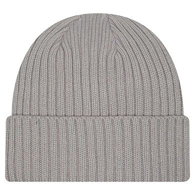 Men's New Era Gray Portland Trail Blazers Color Pack Cuffed Knit Hat