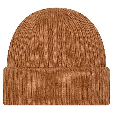 Men's New Era Tan Jacksonville Jaguars Color Pack Cuffed Knit Hat