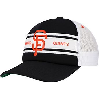 Men's  Black San Francisco Giants Sideline Trucker Adjustable Hat
