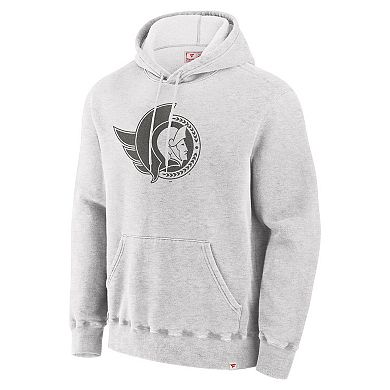 Men's Fanatics Cream Ottawa Senators Made in Canada Pullover Hoodie