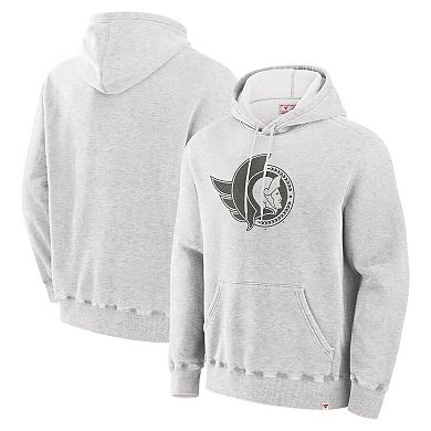 Men's Fanatics Cream Ottawa Senators Made in Canada Pullover Hoodie