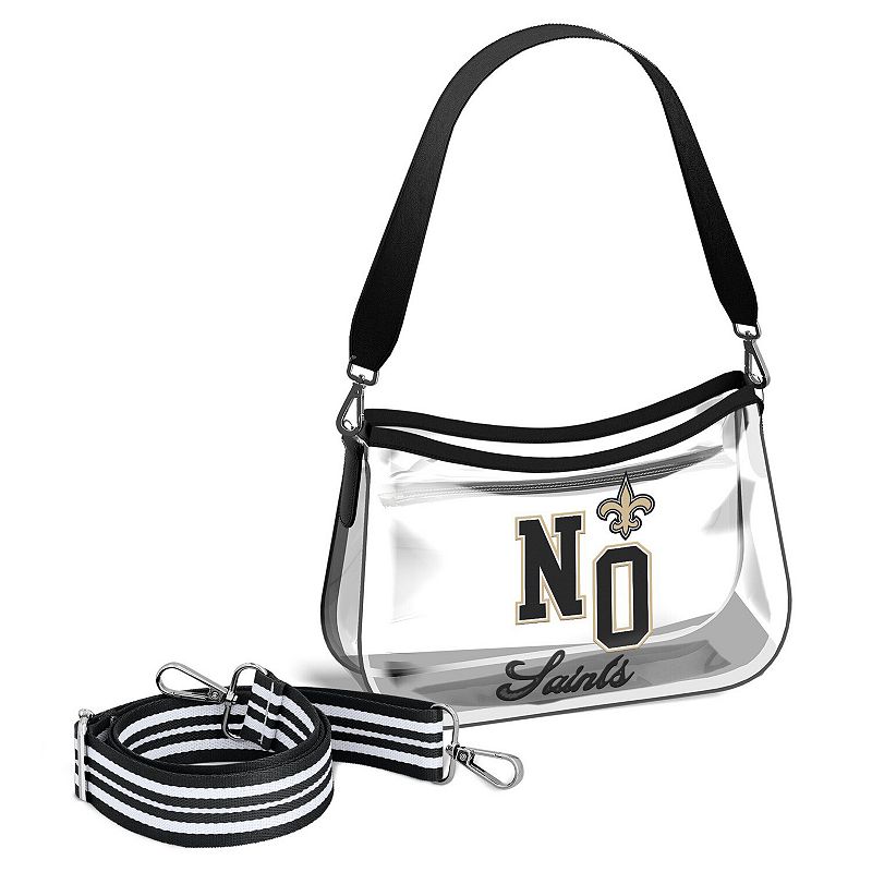 WEAR by Erin Andrews New Orleans Saints Clear Stadium Mini Purse, Team