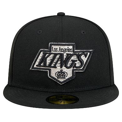 Men's New Era Black Los Angeles Kings Core 59FIFTY Fitted Hat