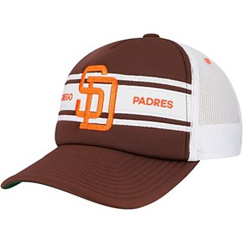 Men's  Brown San Diego Padres Sideline Trucker Adjustable Hat