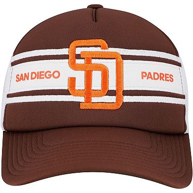 Men's Brown San Diego Padres Sideline Trucker Adjustable Hat