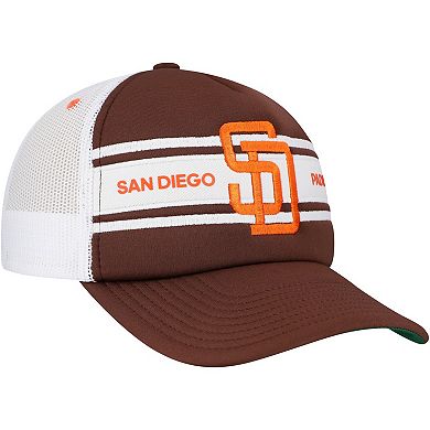 Men's Brown San Diego Padres Sideline Trucker Adjustable Hat