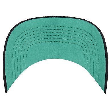 Men's '47 Black Miami Dolphins Letterman Hitch Adjustable Hat