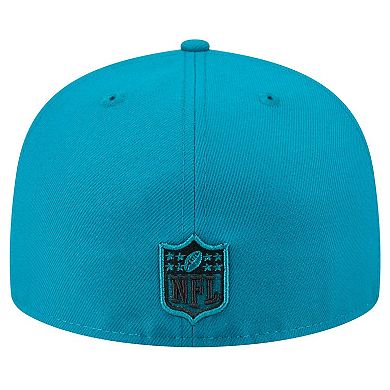 Men's New Era Teal Jacksonville Jaguars Main 59FIFTY Fitted Hat