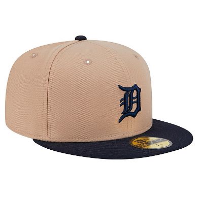 Men's New Era Khaki Detroit Tigers 59FIFTY Fitted Hat