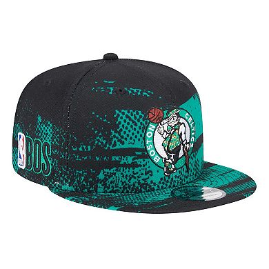 Men's New Era Black Boston Celtics Tip-Off 9FIFTY Snapback Hat