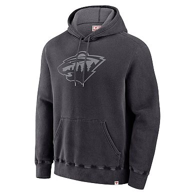 Men's Fanatics Black Minnesota Wild Made in Canada Pullover Hoodie