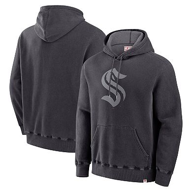 Men's Fanatics Black Seattle Kraken Made in Canada Pullover Hoodie