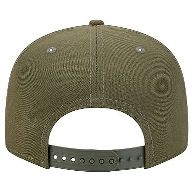 Men's New Era Olive Jacksonville Jaguars Main 9FIFTY Snapback Hat
