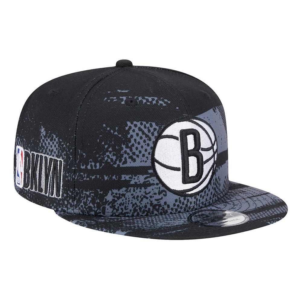 キャップ BROOKLIN Nets CAP Men's New Era Black Brooklyn Nets Tip-Off 9FIFTY Snapback Hat