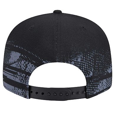 Men's New Era Black Brooklyn Nets Tip-Off 9FIFTY Snapback Hat