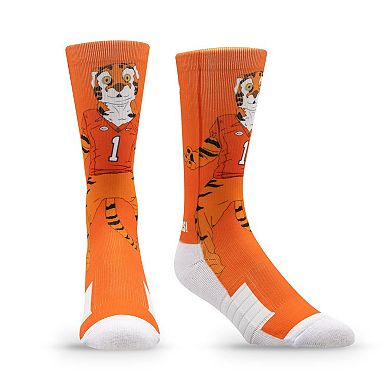 Unisex Strideline Clemson Tigers Premium Mascot Crew Socks