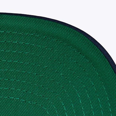 Men's Mitchell & Ness Navy Dallas Cowboys Stripe Front Trucker Adjustable Hat