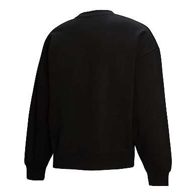 Women's Mitchell & Ness Black New York Knicks Hardwood Classics Home Team Pullover Sweatshirt