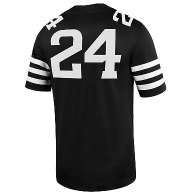 Men's Nike #24 Black Iowa State Cyclones Alternate Game Jersey