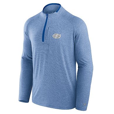 Men's Fanatics Royal Florida Gators Mock Neck Half-Zip Pullover Jacket