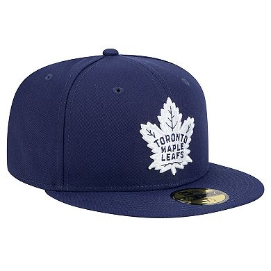 Men's New Era Navy Toronto Maple Leafs Core 59FIFTY Fitted Hat