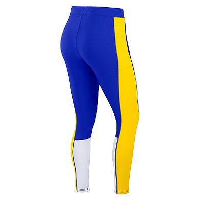Women's WEAR by Erin Andrews Royal/Gold Los Angeles Rams Color-Block Leggings