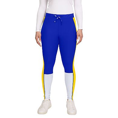 Women's WEAR by Erin Andrews Royal/Gold Los Angeles Rams Color-Block Leggings