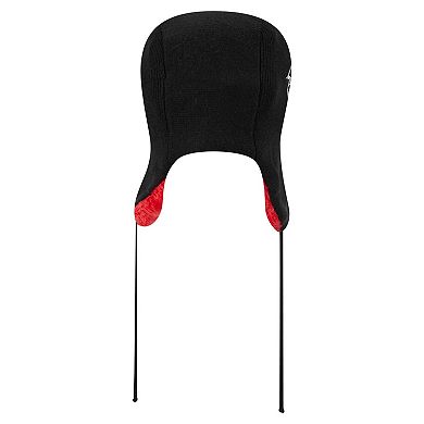 Men's New Era Black Atlanta Falcons Helmet Head Trapper Knit Hat