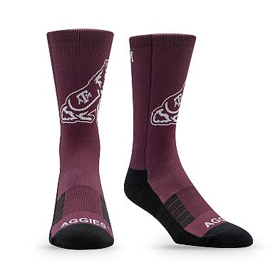 Unisex Strideline Texas A&M Aggies Premium Mascot Crew Socks