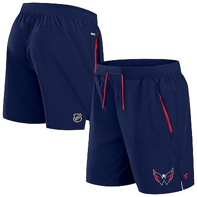 Men's Fanatics Navy Washington Capitals Authentic Pro Rink Performance Shorts