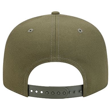 Men's New Era Olive Minnesota Vikings Main 9FIFTY Snapback Hat
