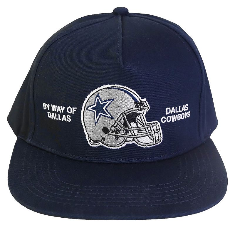 Men's By Way of Dallas Navy Dallas Cowboys Snapback Hat, Blue