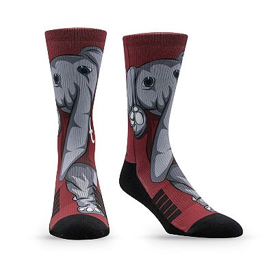 Unisex Strideline Alabama Crimson Tide Premium Mascot Crew Socks