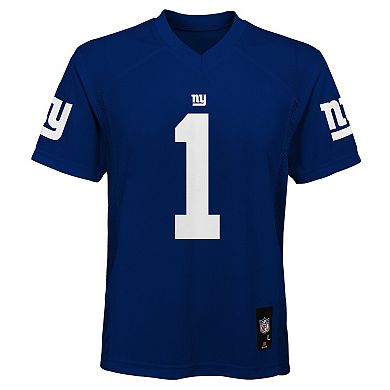 Youth Malik Nabers Royal New York Giants Replica Player Jersey