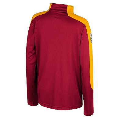 Youth Colosseum Cardinal Iowa State Cyclones OHT Military Appreciation Cyclone Quarter-Zip Windshirt