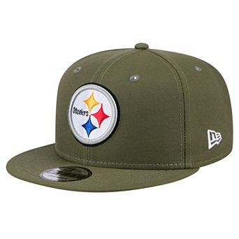 Men's New Era Olive Pittsburgh Steelers Main 9FIFTY Snapback Hat