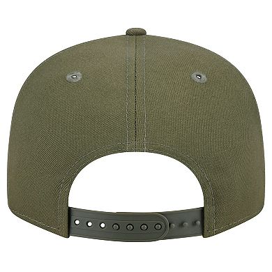 Men's New Era Olive Pittsburgh Steelers Main 9FIFTY Snapback Hat