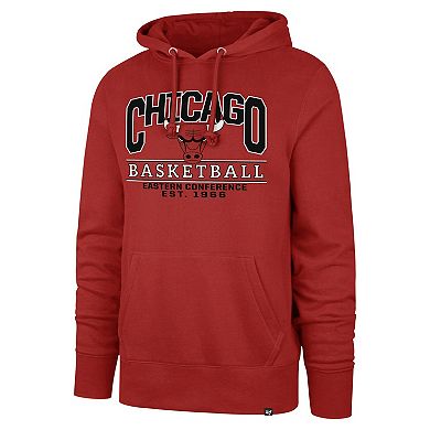 Unisex '47 Red Chicago Bulls Good Call Headline Pullover Hoodie