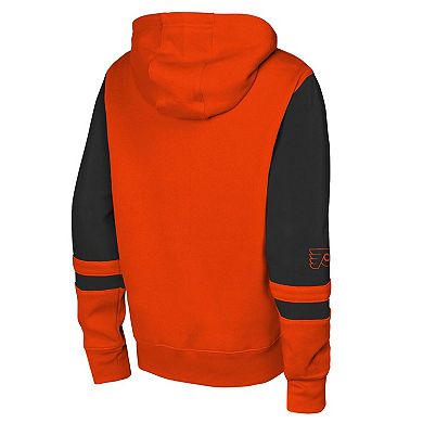 Youth Orange Philadelphia Flyers Face Off Full-Zip Hoodie
