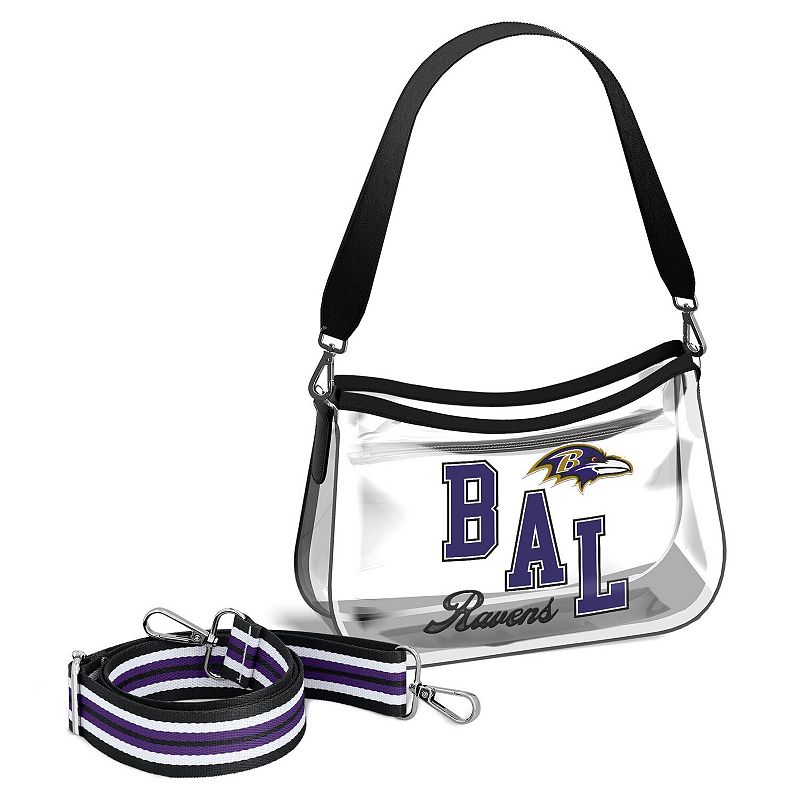 WEAR by Erin Andrews Baltimore Ravens Clear Stadium Mini Purse, Team