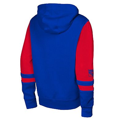 Youth Blue New York Rangers Face Off Full-Zip Hoodie