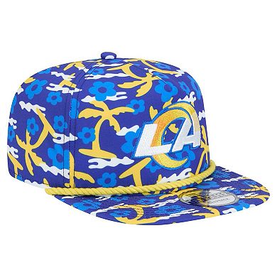 Men's New Era Royal Los Angeles Rams Wakey Wakey Golfer Snapback Hat