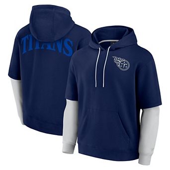 Unisex Fanatics Navy Tennessee Titans Elements Pullover Hoodie
