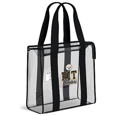 WEAR by Erin Andrews Pittsburgh Steelers Stadium Tote Bag with Team Color Trim