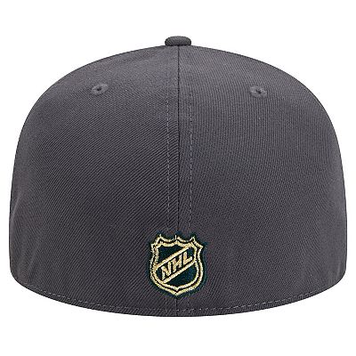 Men s New Era Charcoal Vegas Golden Knights Core 59FIFTY Fitted Hat