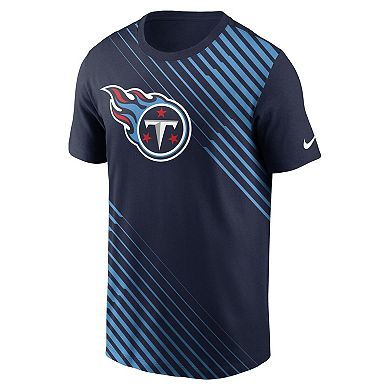 Men's Nike Navy Tennessee Titans Yard Line Fashion Asbury T-Shirt