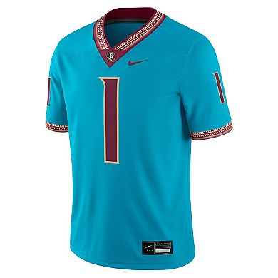 Men's Nike Turquoise Florida State Seminoles Alternate Game Jersey