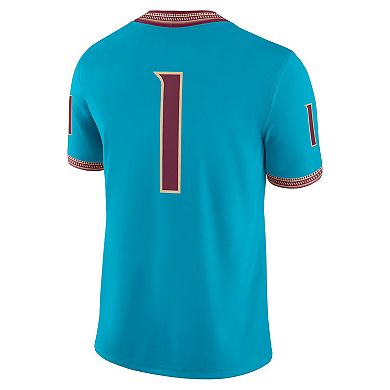 Men's Nike Turquoise Florida State Seminoles Alternate Game Jersey