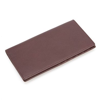 Royce Leather Checkbook Wallet