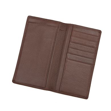 Royce Leather Checkbook Wallet